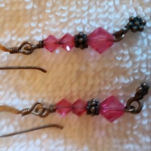 Swarovski crystal one pair earrings